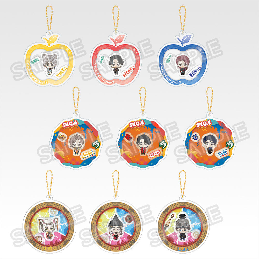 Ichiban Kuji Mrs. GREEN APPLE Prize E Shaking Acrylic Charm - Mandorama