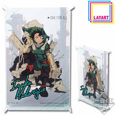 Ichiban Kuji My Hero Academia Prize B Izuku Midoriya Ray Art Clear Stand - Mandorama
