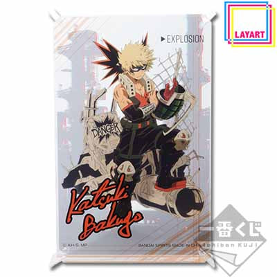 Ichiban Kuji My Hero Academia Prize C Katsuki Bakugo Ray Art Clear Stand - Mandorama