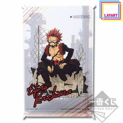Ichiban Kuji My Hero Academia Prize F Eijiro Kirishima Ray Art Clear Stand - Mandorama