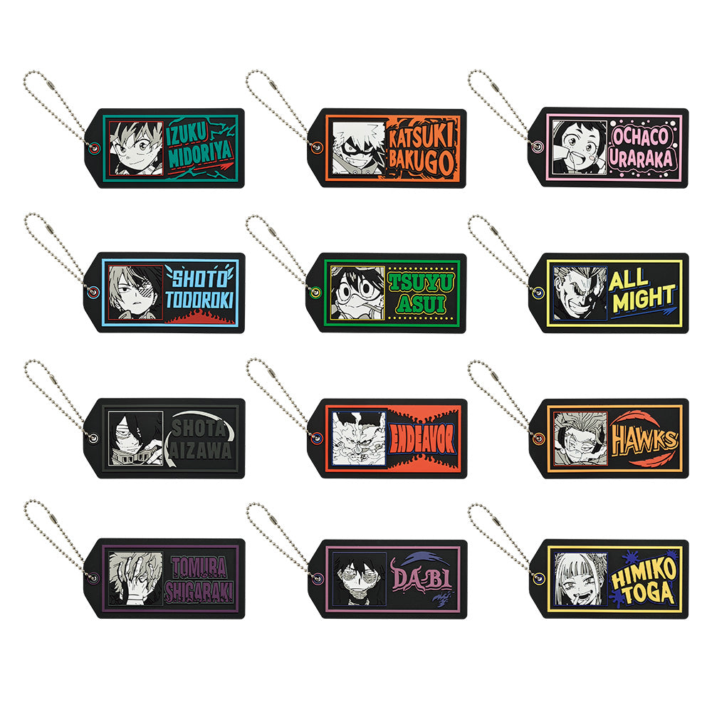 Ichiban Kuji My Hero Academia Prize F Rubber Keychain - Mandorama