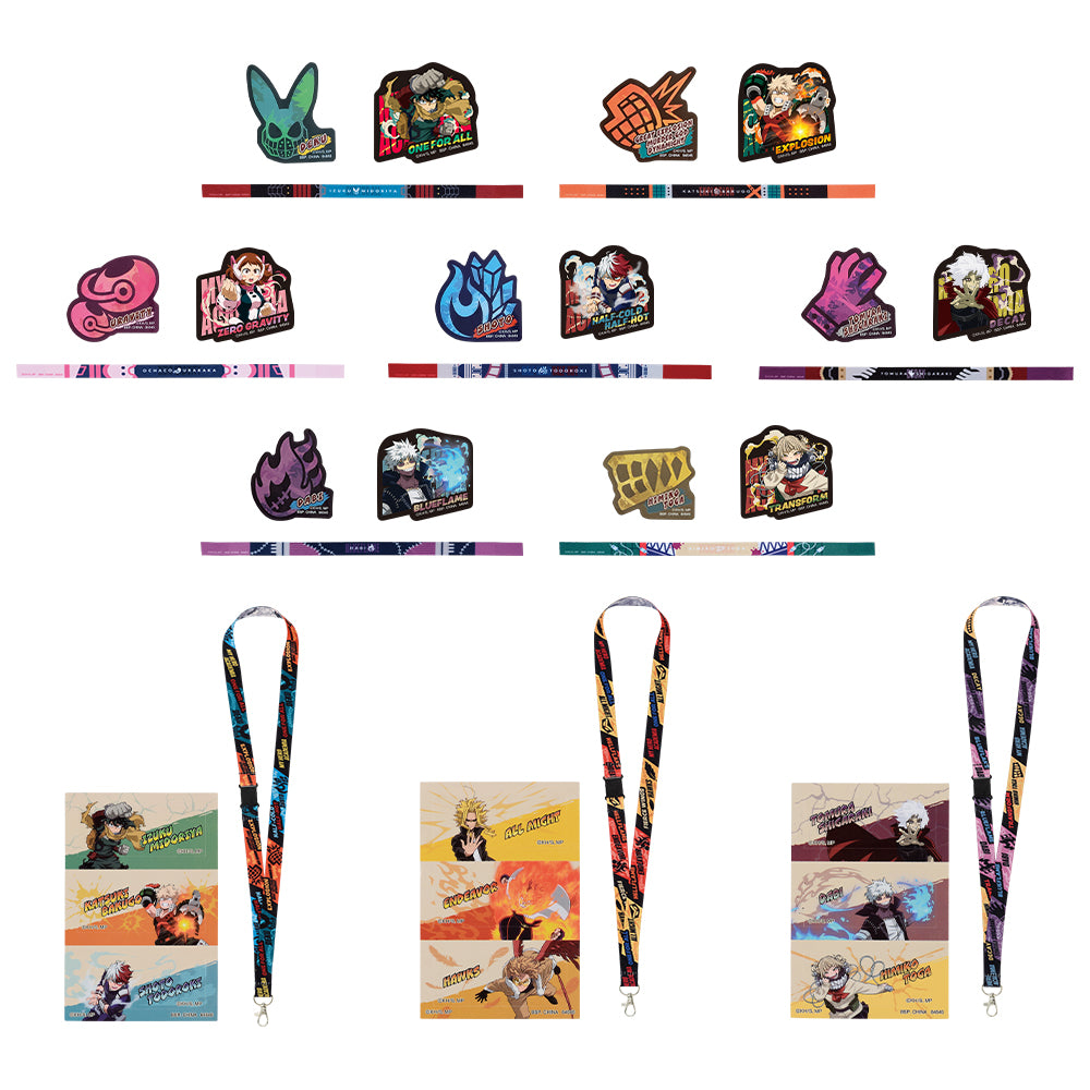 Ichiban Kuji My Hero Academia Prize G Phone Ribbon / Neck Strap Assorted Set - Mandorama