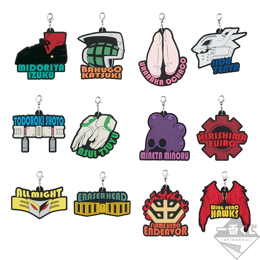 Ichiban Kuji My Hero Academia Prize G Rubber Charm Assorted - Mandorama