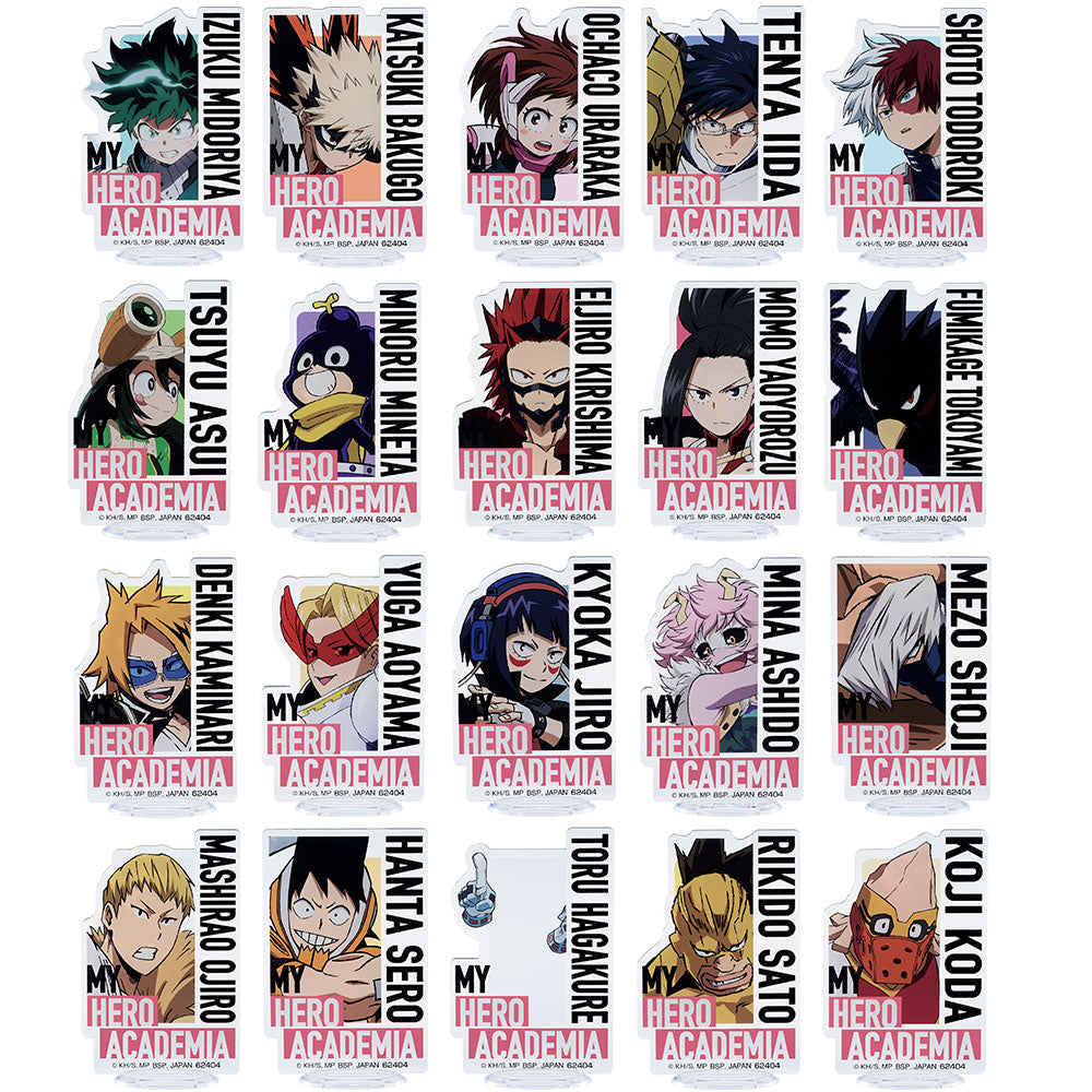 Ichiban Kuji My Hero Academia Prize H Acrylic Stand Set - Mandorama
