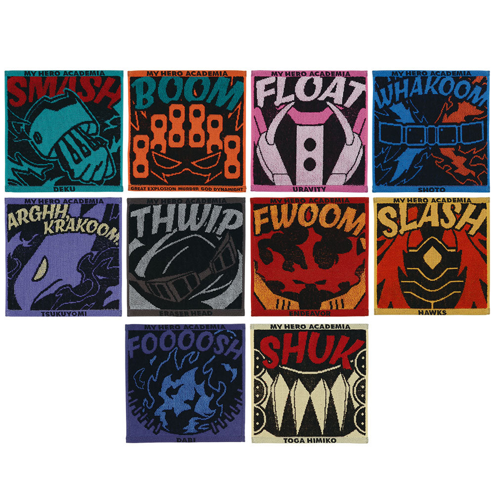 Ichiban Kuji My Hero Academia Prize H Character Motif Jacquard Towel - Mandorama
