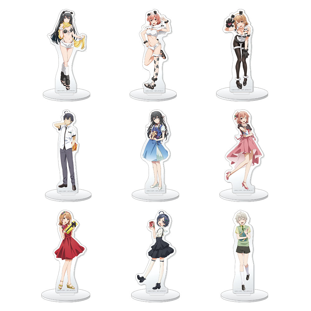 Ichiban Kuji My Teen Romantic Comedy SNAFU Climax Prize F Acrylic Stand Set - Mandorama