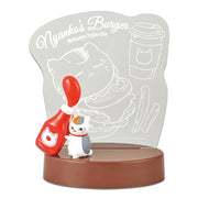Ichiban Kuji Natsume's Book of Friends Prize B Nyanko-sensei Burger Sign-Style Acrylic Light ~Prize B~ - Mandorama