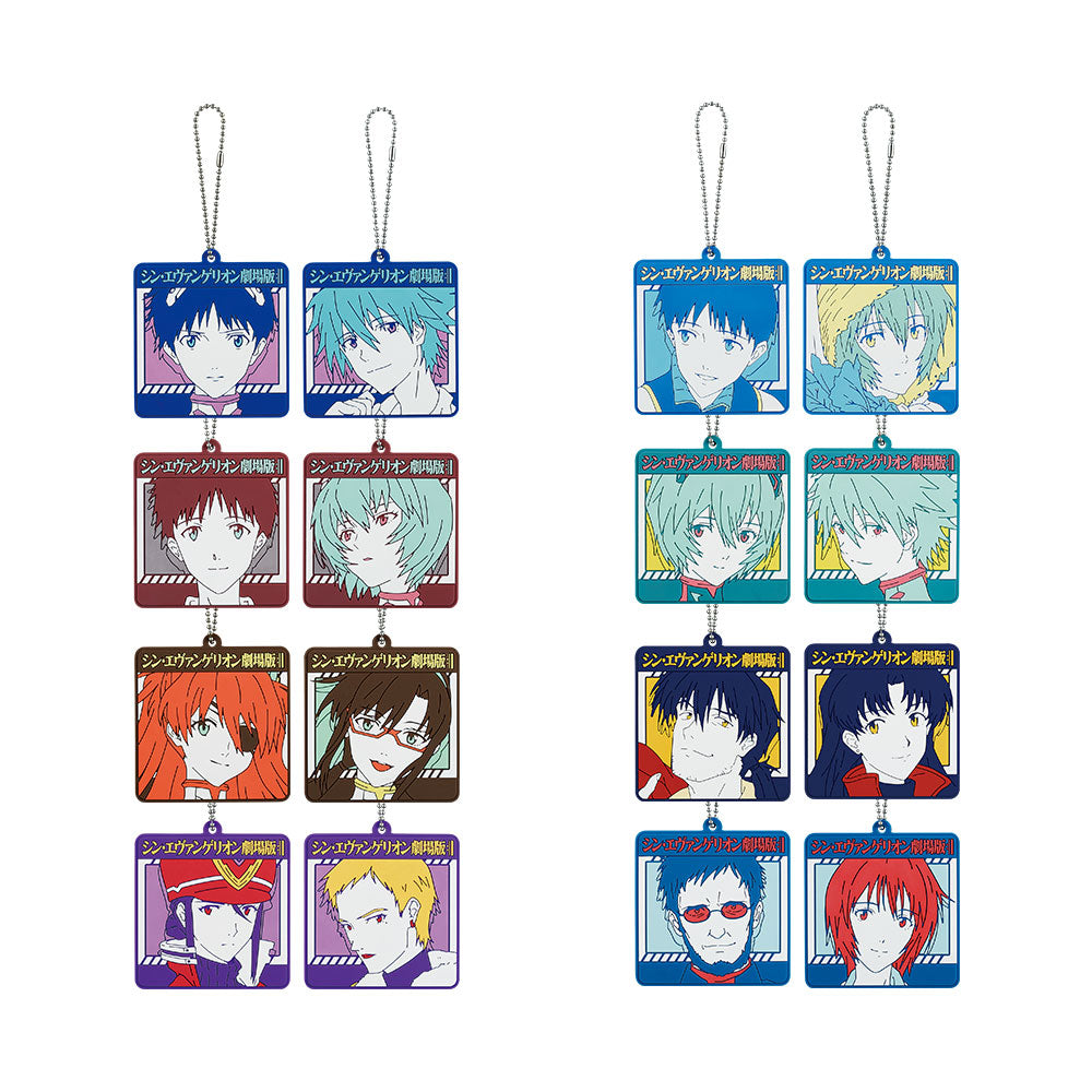 Ichiban Kuji Neon Genesis Evangelion Prize H Rubber Mascot Set - Mandorama