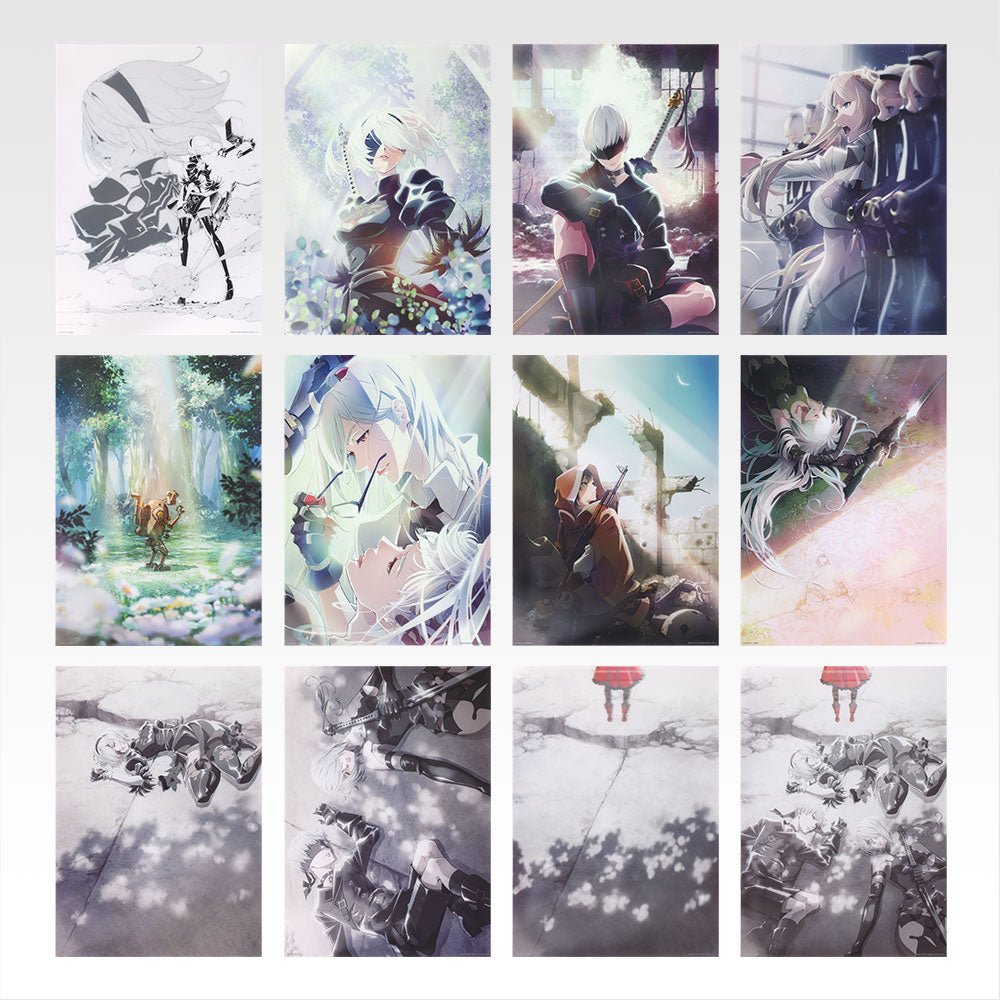 Ichiban Kuji NieR:Automata Ver1.1a Prize F Clear Poster - Mandorama