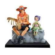Ichiban Kuji One Piece Last One Prize Portgas D. Ace & Tama Memorial Vignette Figure Memorial Color Ver. - Mandorama