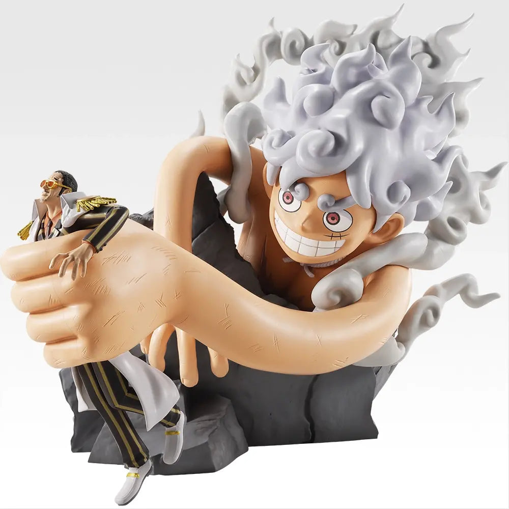 Ichiban Kuji One Piece Prize A Monkey D. Luffy Gear 5 VS Borsalino Revible Moment Figure - Mandorama