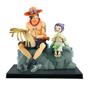 Ichiban Kuji One Piece Prize A Portgas D. Ace & Tama Memorial Vignette Figure - Mandorama