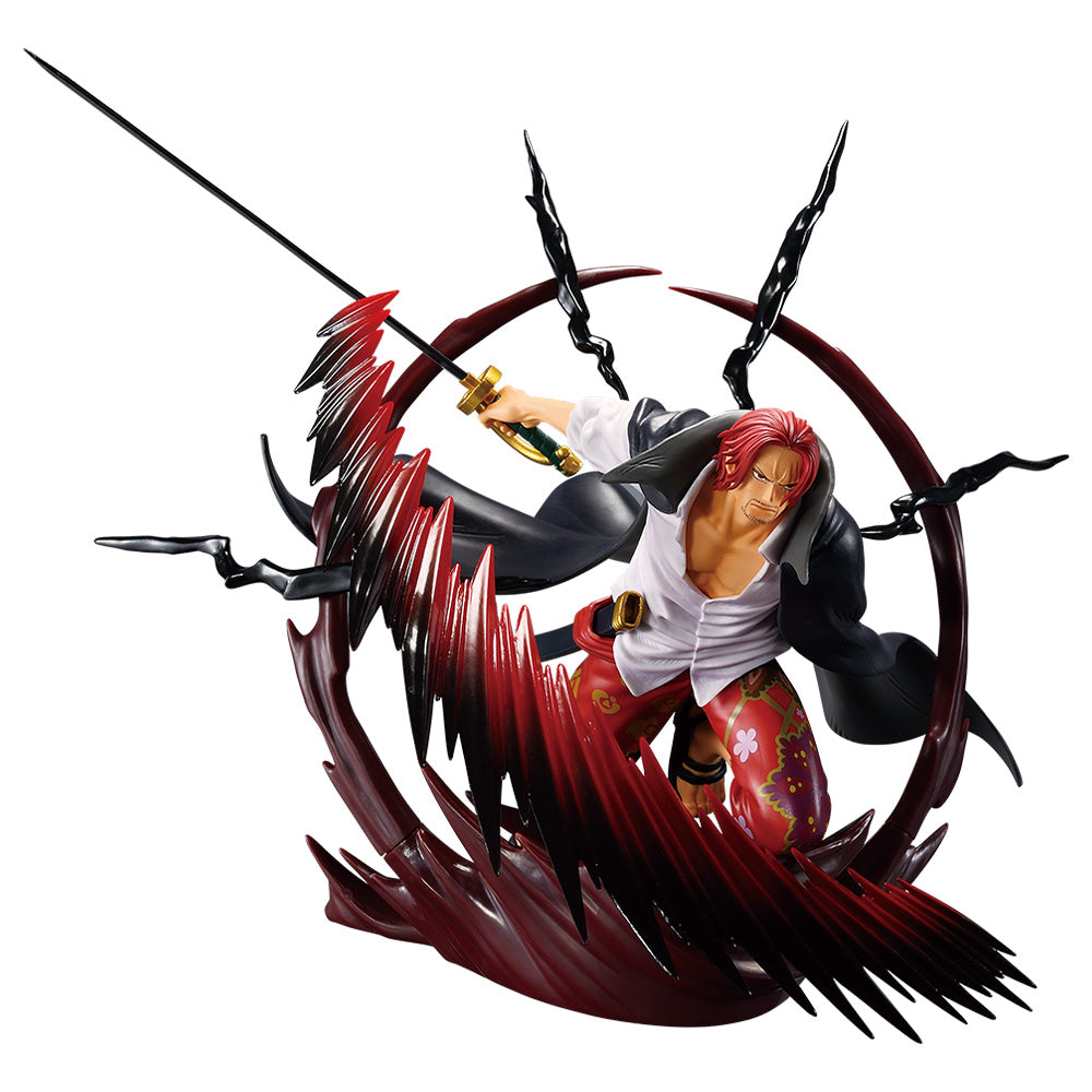 Ichiban Kuji One Piece Prize B Shanks Divine Evasion Ink-Style Bulk Technique Figure - Mandorama