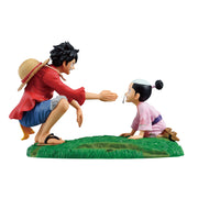 Ichiban Kuji One Piece Prize C Monkey D. Luffy & Momonosuke Revible Moment Figure - Mandorama