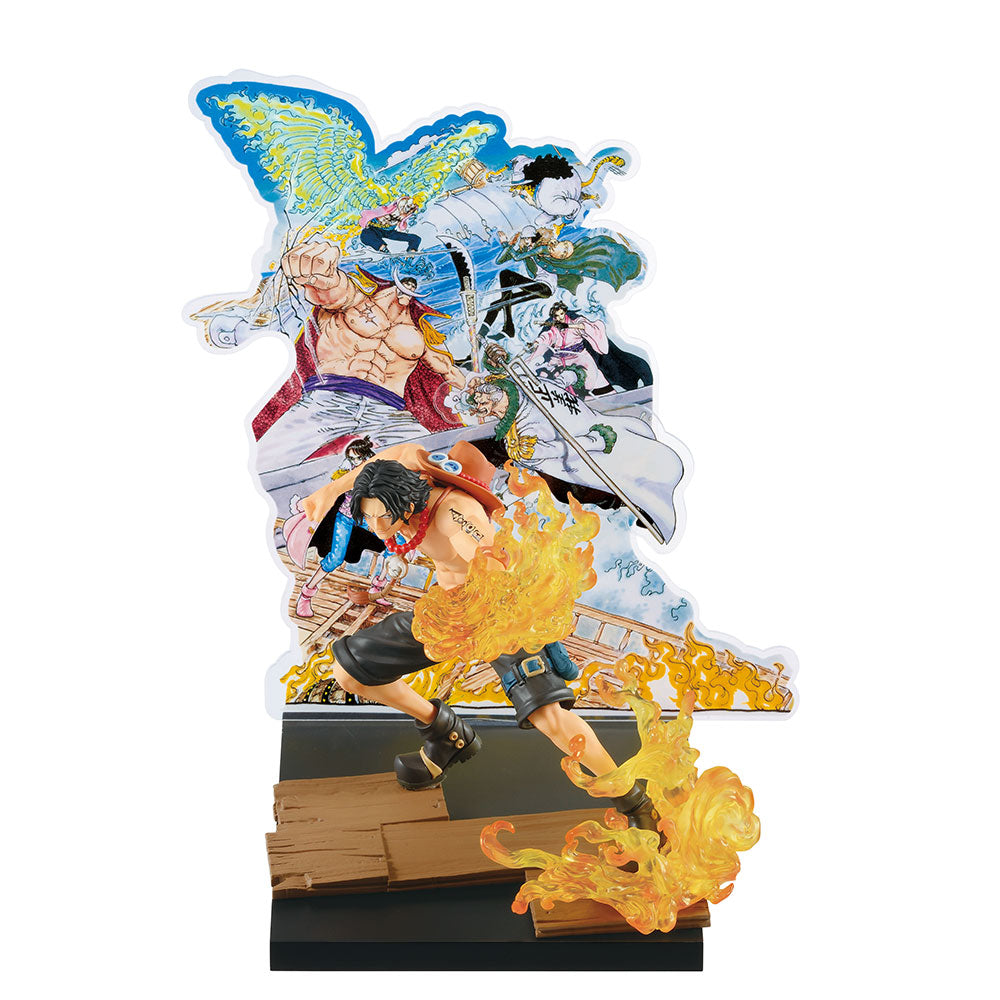 Ichiban Kuji One Piece Prize D Portgas D. Ace Figure ~Great Pirate Hundred Views~ - Mandorama