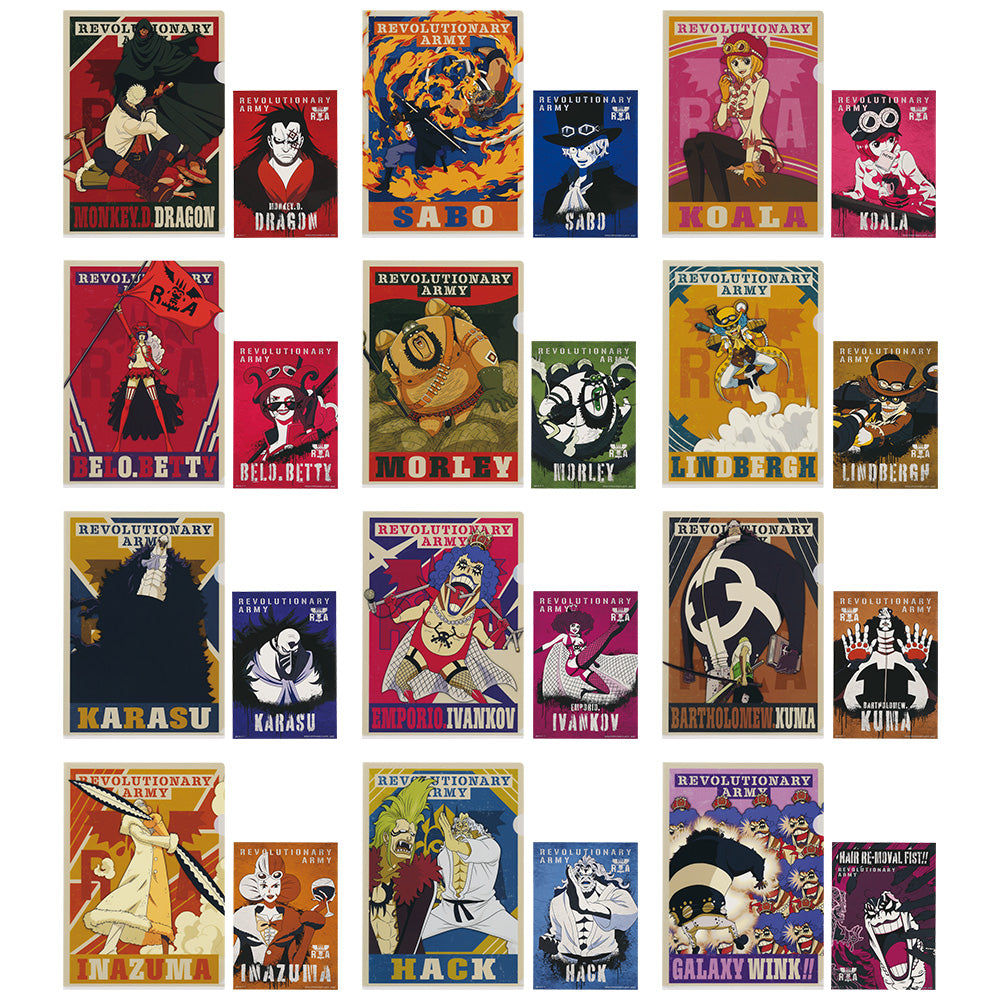 Ichiban Kuji One Piece Prize F Clear File & Sticker Set - Mandorama
