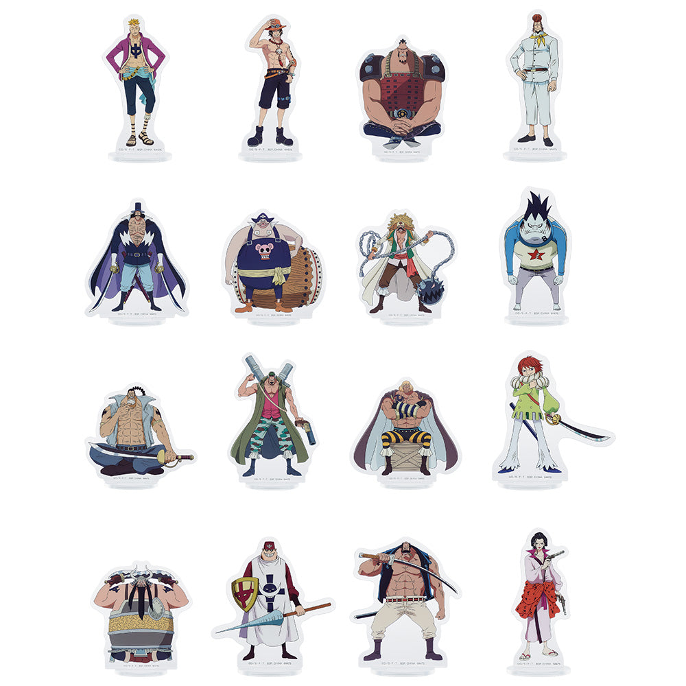 Ichiban Kuji One Piece Prize G Acrylic Stand Set ~16 Division Commanders~ - Mandorama