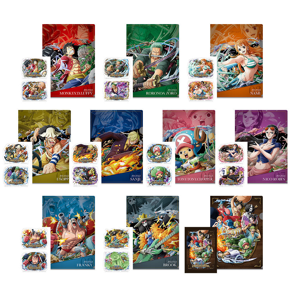 Ichiban Kuji One Piece Prize G Clear File & Sticker Set ~Treasure Cruise~ - Mandorama