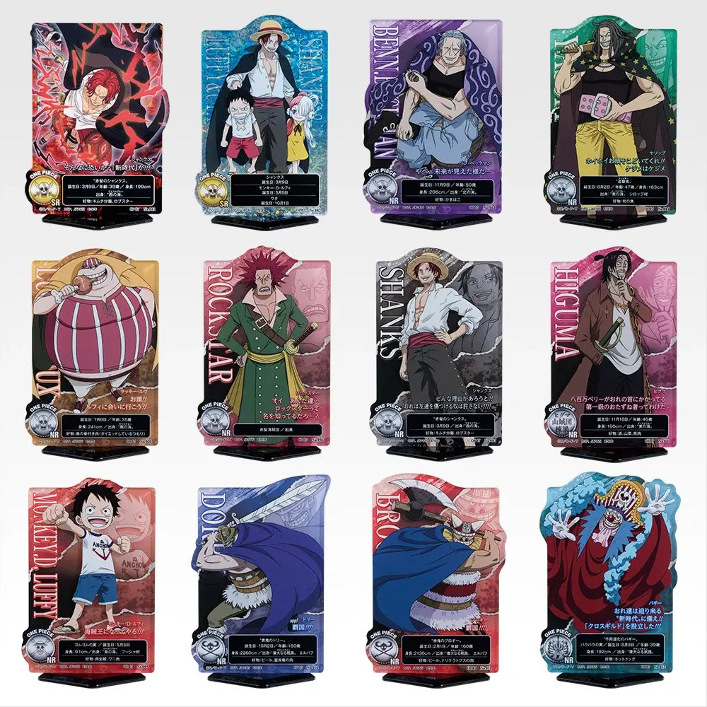 Ichiban Kuji One Piece Prize H Acrylic Stand Set Red Hair Pirates ACLLECT - Mandorama