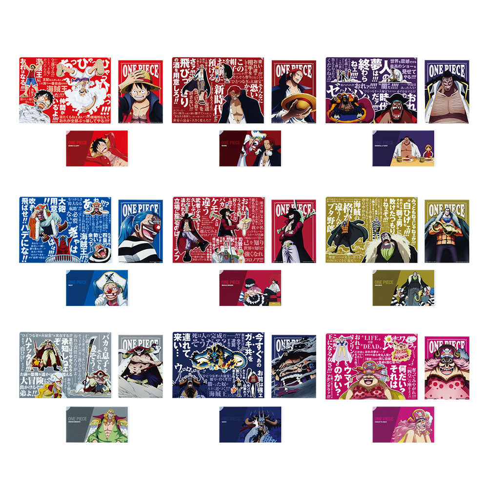 Ichiban Kuji One Piece Prize H Clear File & Sticker & Ticket Case Set - Mandorama