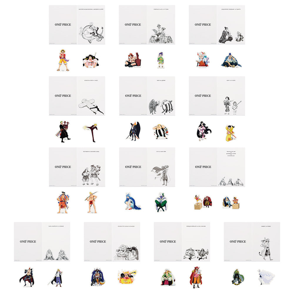 Ichiban Kuji One Piece Prize H Clear File & Sticker Set - Mandorama