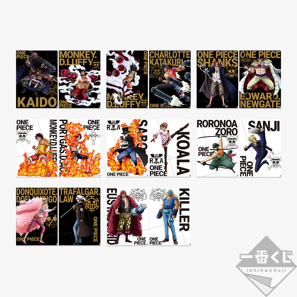 Ichiban Kuji One Piece Prize H VS Clear File Set - Mandorama