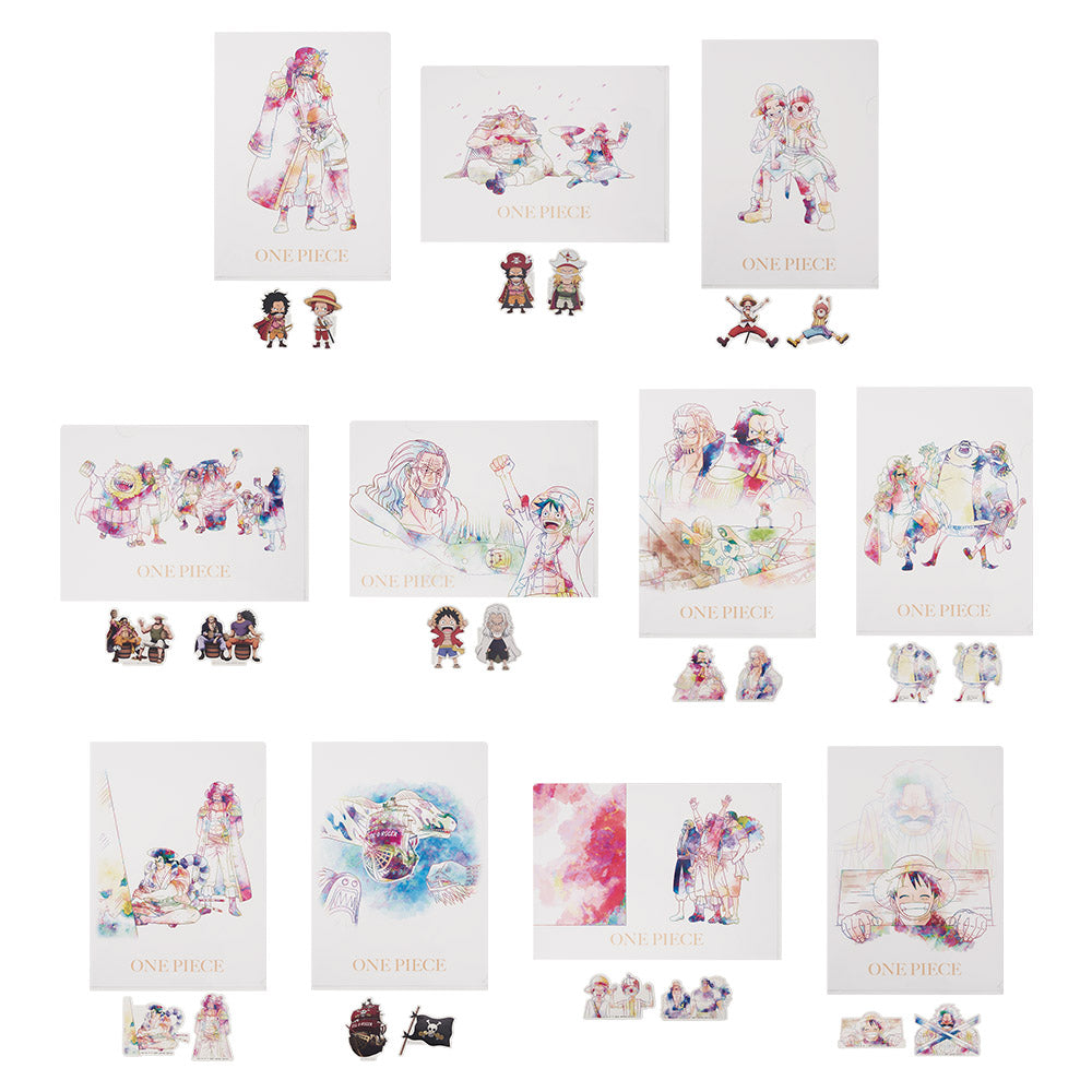 Ichiban Kuji One Piece Prize I Clear File & Sticker Set - Mandorama