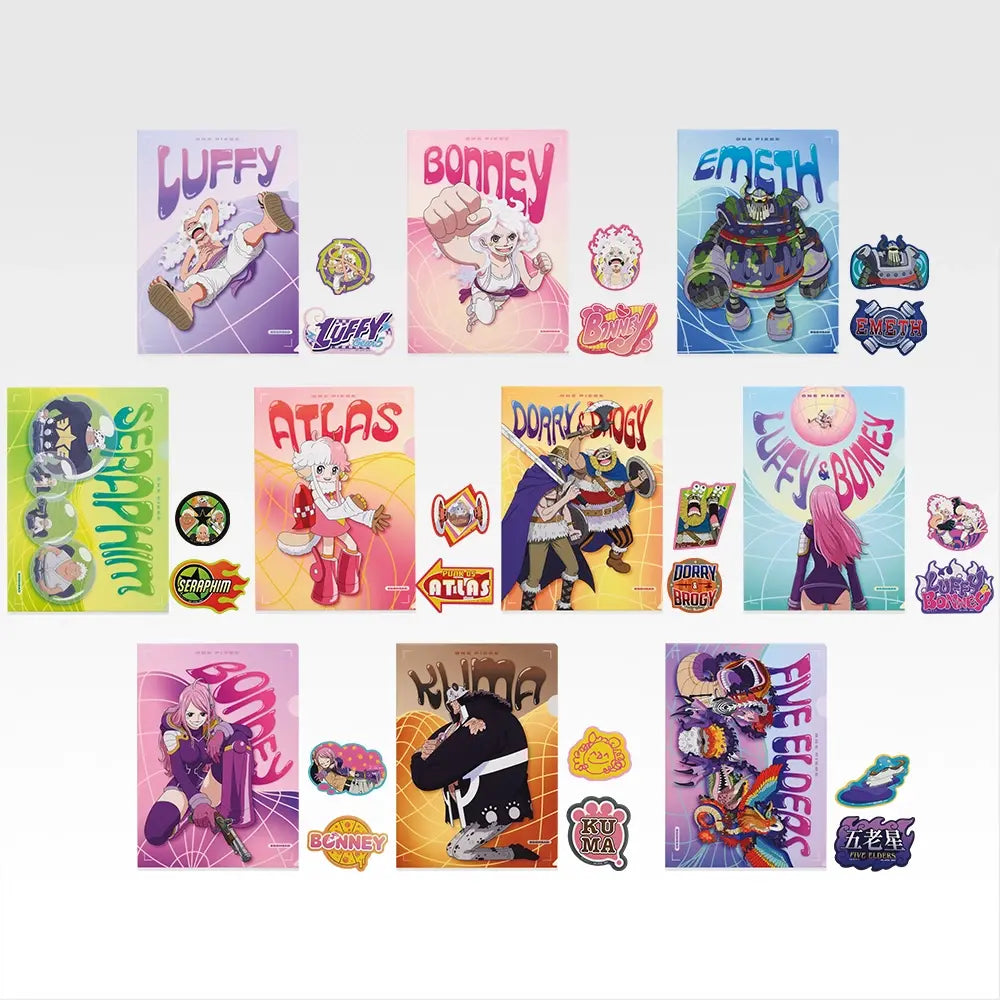 Ichiban Kuji One Piece Prize I Clear File & Sticker Set - Mandorama