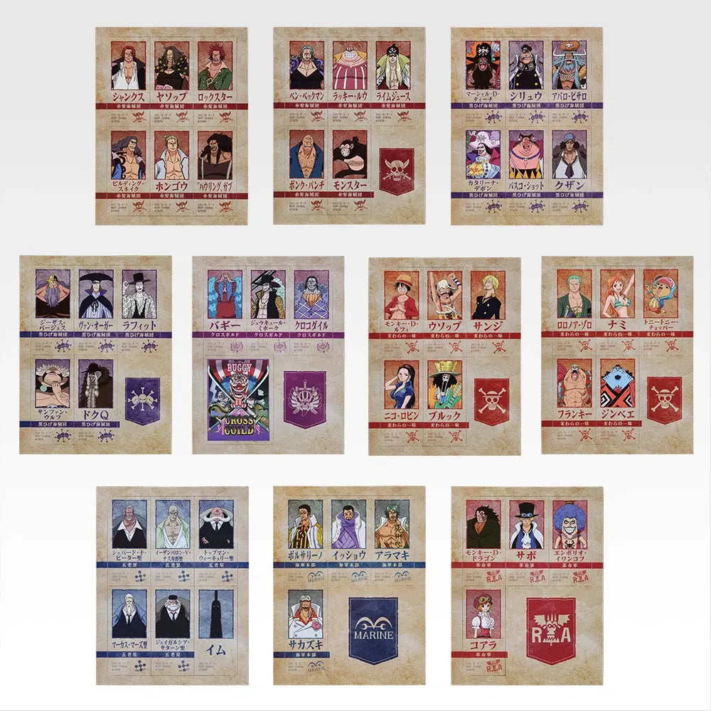 Ichiban Kuji One Piece Prize I Decoration Magnet Set - Mandorama