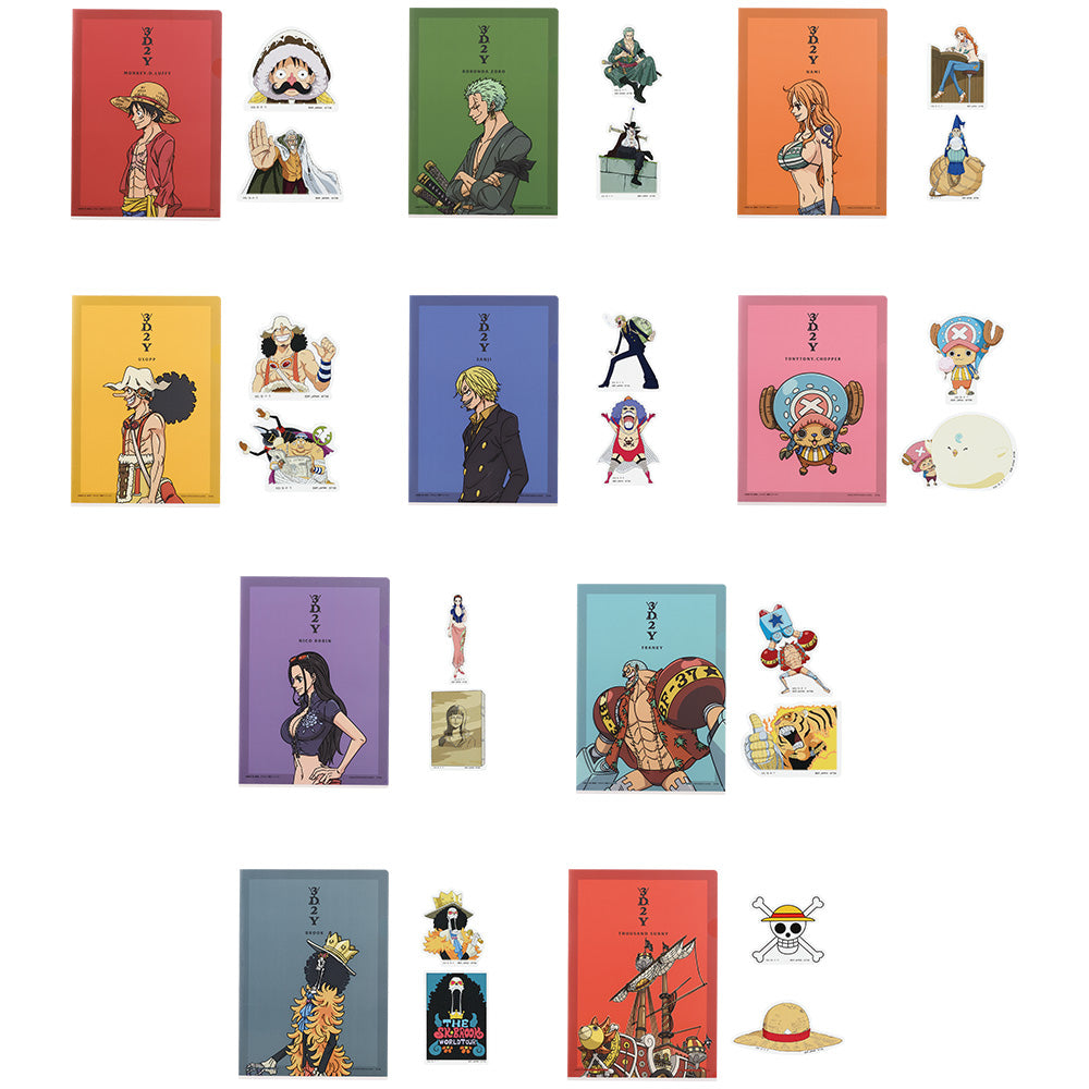Ichiban Kuji One Piece Prize J Clear File & Sticker Set - Mandorama