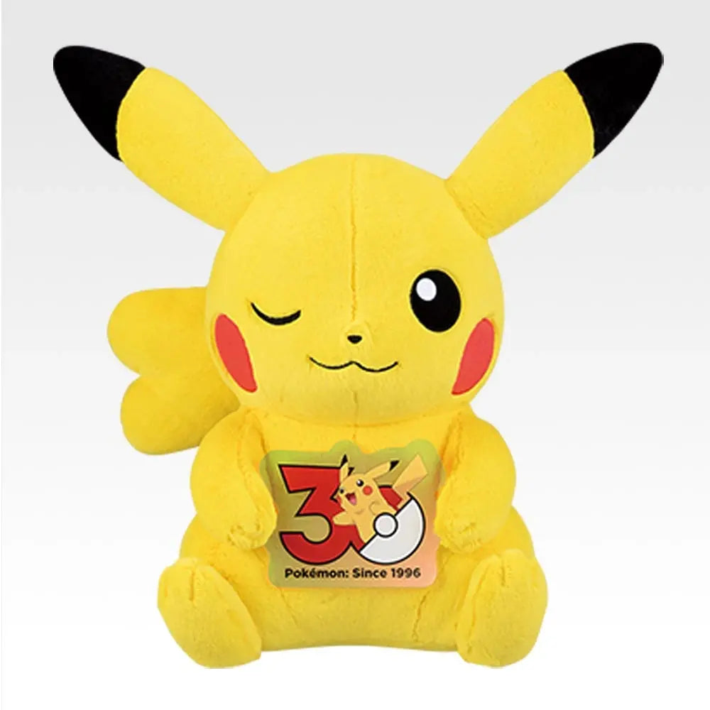 Ichiban Kuji Pokémon Last One Prize Pikachu (Female Form) 30th Anniversary Plush (Last One Prize) - Mandorama [src:https://assets.1kuji.com/uploads/product_item/image/107034/3bd65342-5fea-469a-adf7-bb0339816597.webp]