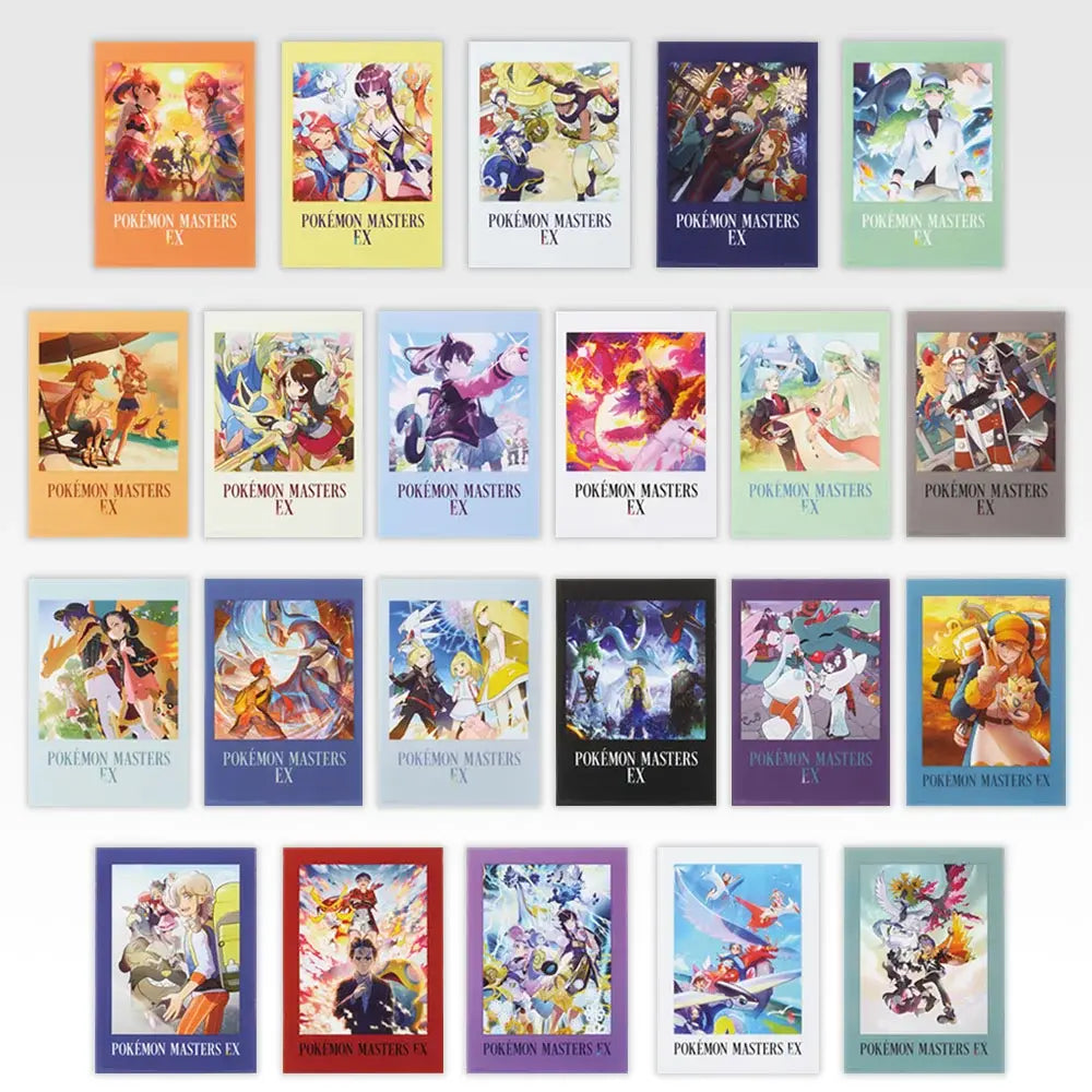 Ichiban Kuji Pokémon Masters EX Prize F Pokémon Masters Art Clear Poster - Mandorama [src:https://assets.1kuji.com/uploads/product_item/image/106723/891f03ee-cf6e-497f-a43e-00a934490031.webp]