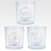 Ichiban Kuji Pokémon Prize F Mega Evolution Cold-Activated Glass Set - Mandorama