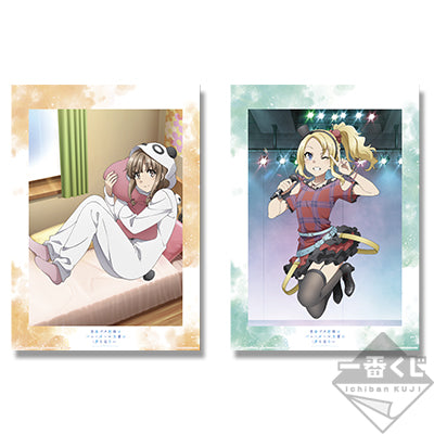 Ichiban Kuji Rascal Does Not Dream of Bunny Girl Senpai Prize D Visualize Board ~Sisters~ - Mandorama