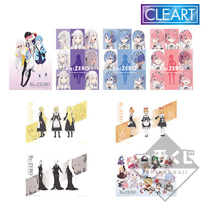Ichiban Kuji Re:ZERO -Starting Life in Another World- Prize E Clear Art - Mandorama