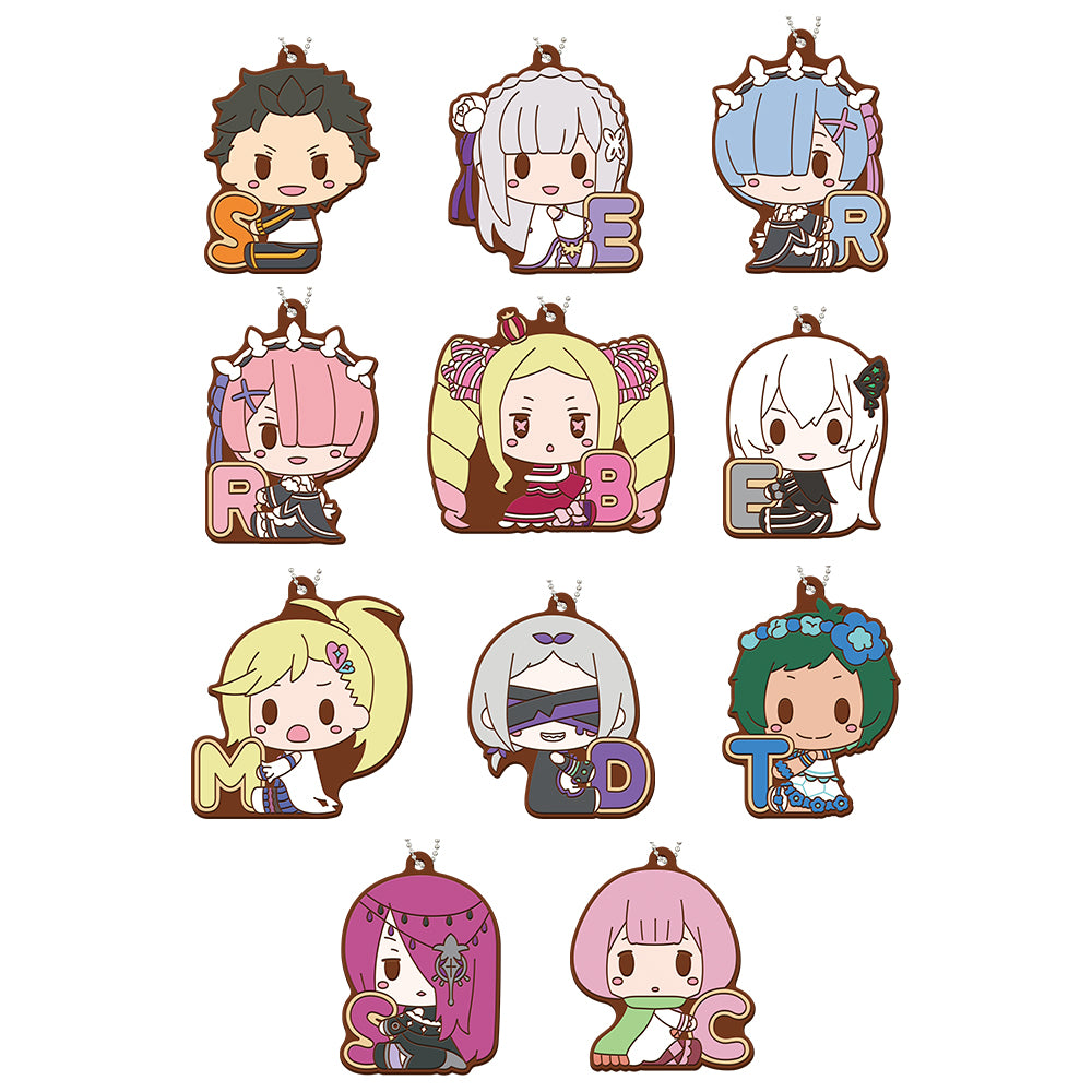 Ichiban Kuji Re:ZERO -Starting Life in Another World- Prize F Rubber Keychain - Mandorama