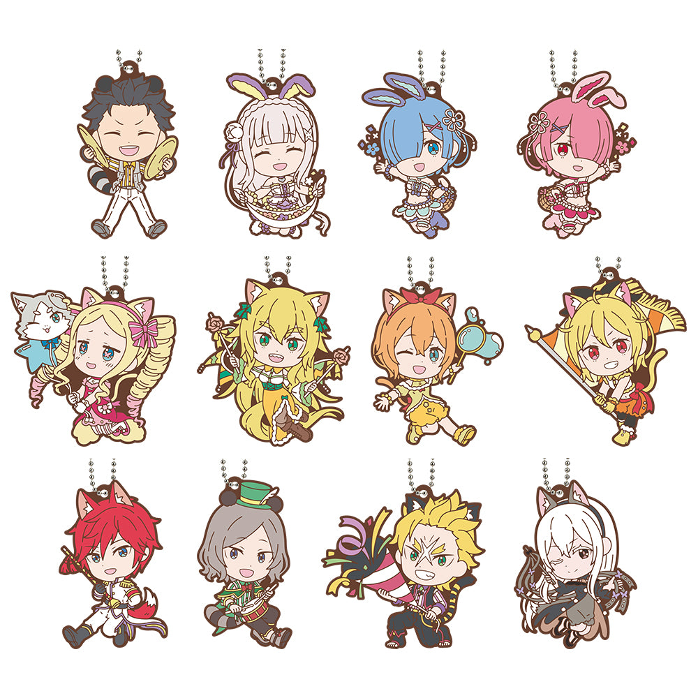 Ichiban Kuji Re:ZERO -Starting Life in Another World- Prize G Rubber Keychain ~Animal Parade~ - Mandorama