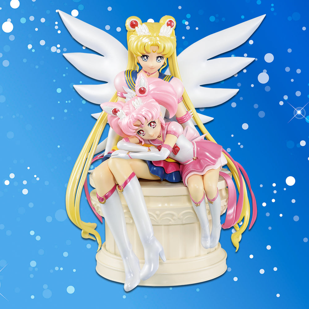 Ichiban Kuji Sailor Moon Eternal The Movie Last One Prize Eternal Sailor Moon & Eternal Sailor Chibi Moon Figure ~Special Color~ - Mandorama