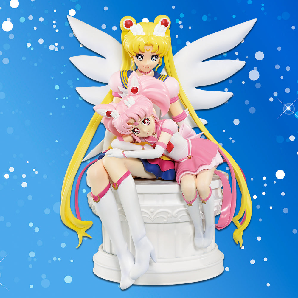 Ichiban Kuji Sailor Moon Prize A Eternal Sailor Moon & Eternal Sailor Chibi Moon Figure - Mandorama