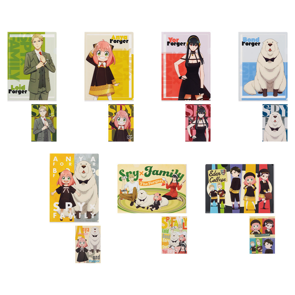Ichiban Kuji SPY×FAMILY Prize F Clear File & Postcard Set - Mandorama