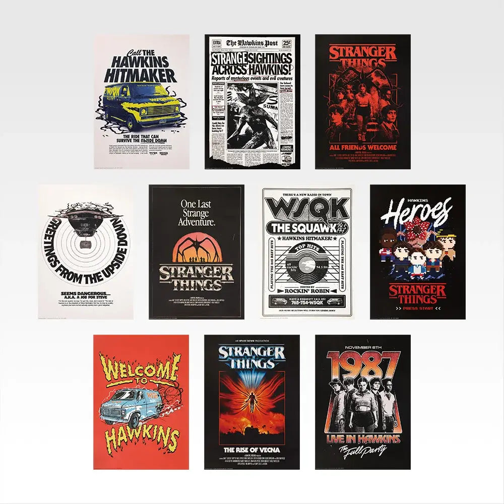 Ichiban Kuji Stranger Things Prize H Poster Collection - Mandorama