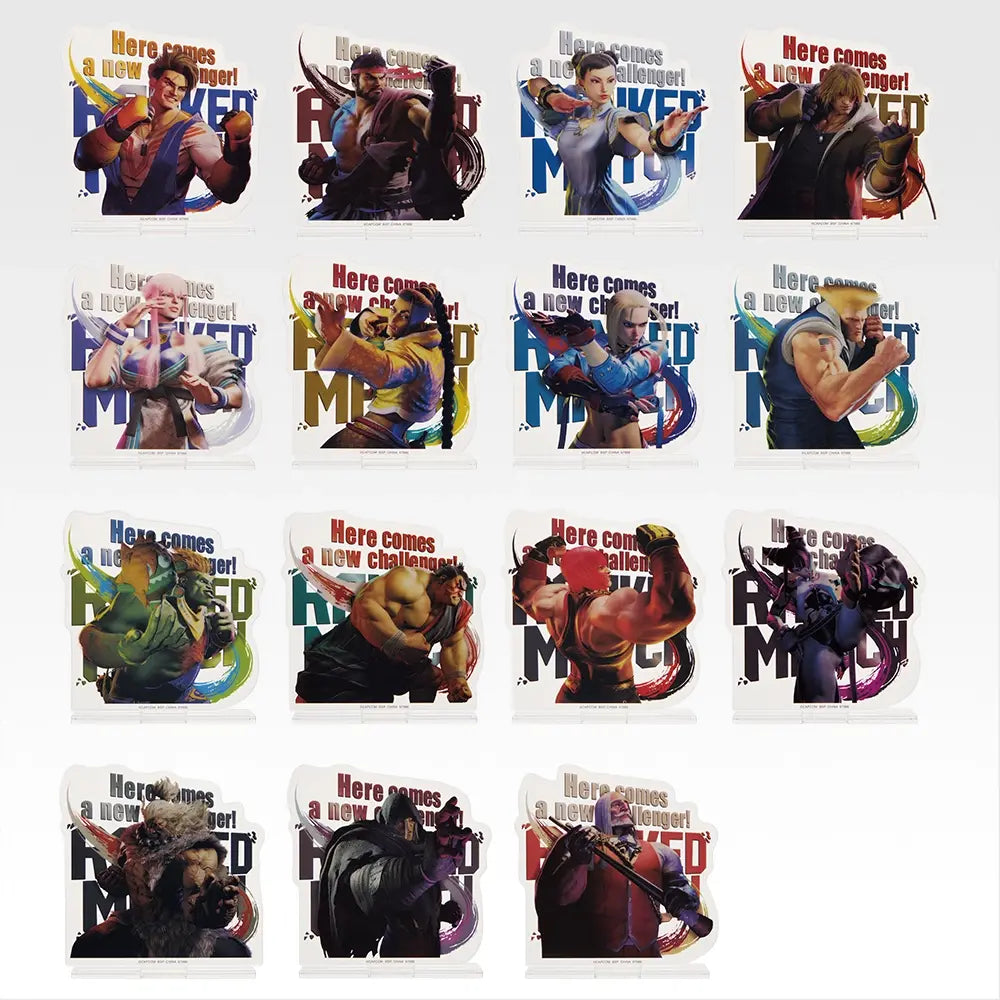 Ichiban Kuji Street Fighter Prize F Acrylic Stand Collection - Mandorama