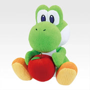 Ichiban Kuji Super Mario Prize A Yoshi Plush Toy with Apple - Mandorama
