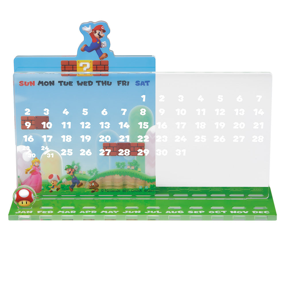 Ichiban Kuji Super Mario Prize D Adventure Every Day Perpetual Calendar - Mandorama
