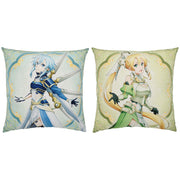 Ichiban Kuji Sword Art Online Prize E Sinon & Leafa Cushion ~Sun God Solus & Earth God Terraria~ - Mandorama