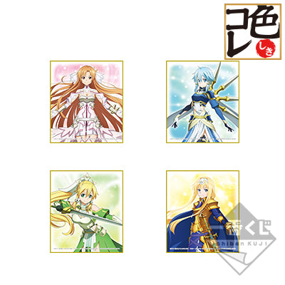 Ichiban Kuji Sword Art Online Prize F Original Illustration Mini Shikishi - Mandorama