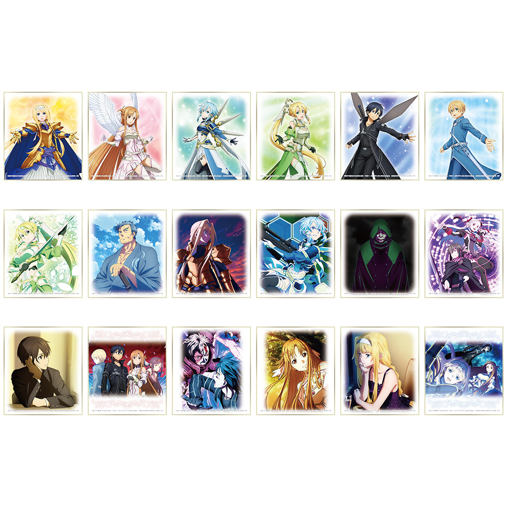 Ichiban Kuji Sword Art Online Prize G Mini Illustration Card Set - Mandorama