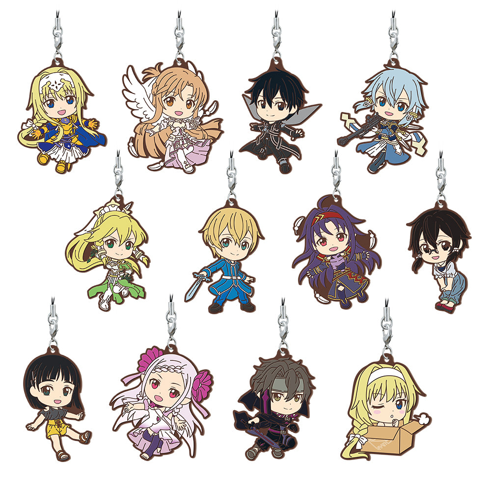 Ichiban Kuji Sword Art Online Prize H Rubber Strap Set - Mandorama
