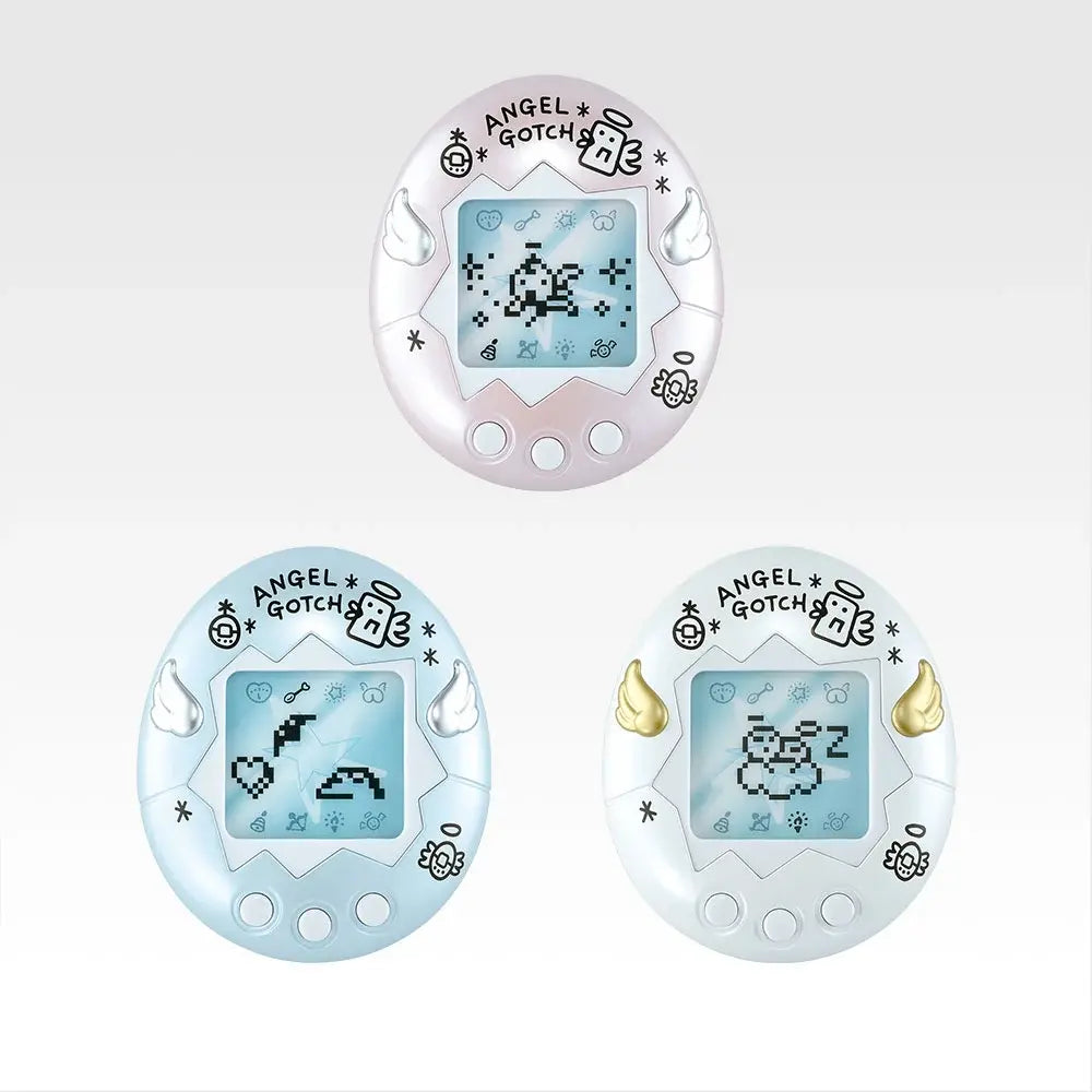 Ichiban Kuji Tamagotchi Prize C Tenshi-tchi Tamagotchi Compact Mirror Set - Mandorama