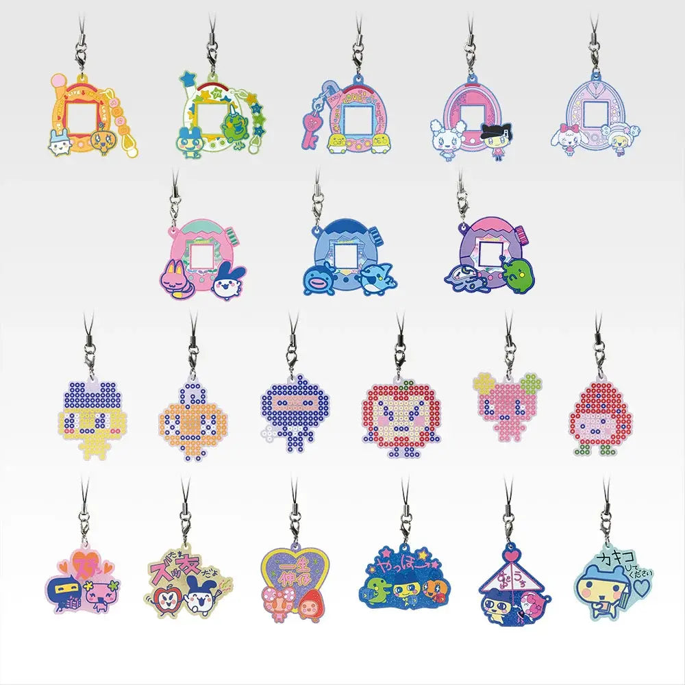 Ichiban Kuji Tamagotchi Prize F Sparkling Rubber Charm Set - Mandorama